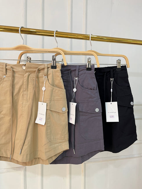 Multi Pocket Mini Cargo Skirts